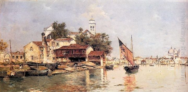 Antonio Reyna A View Of Venice